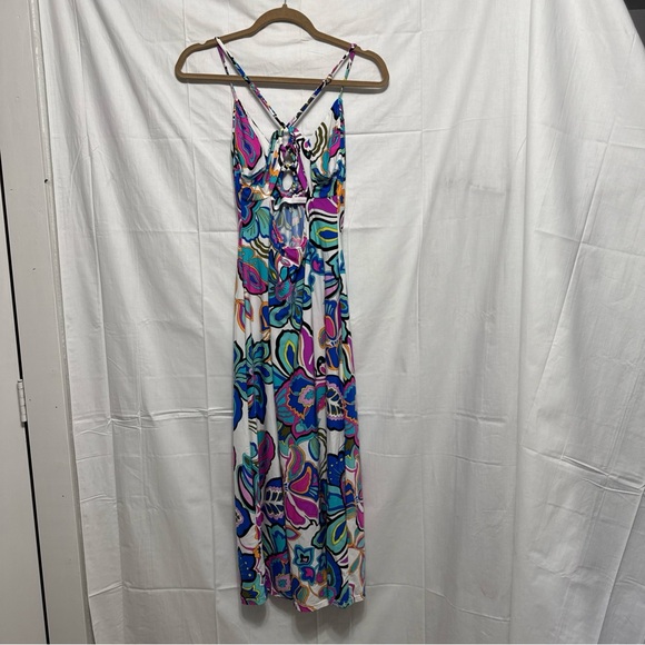 Trina Turk Floral Maxi Dress - padded bra Multicolor - Picture 4 of 5